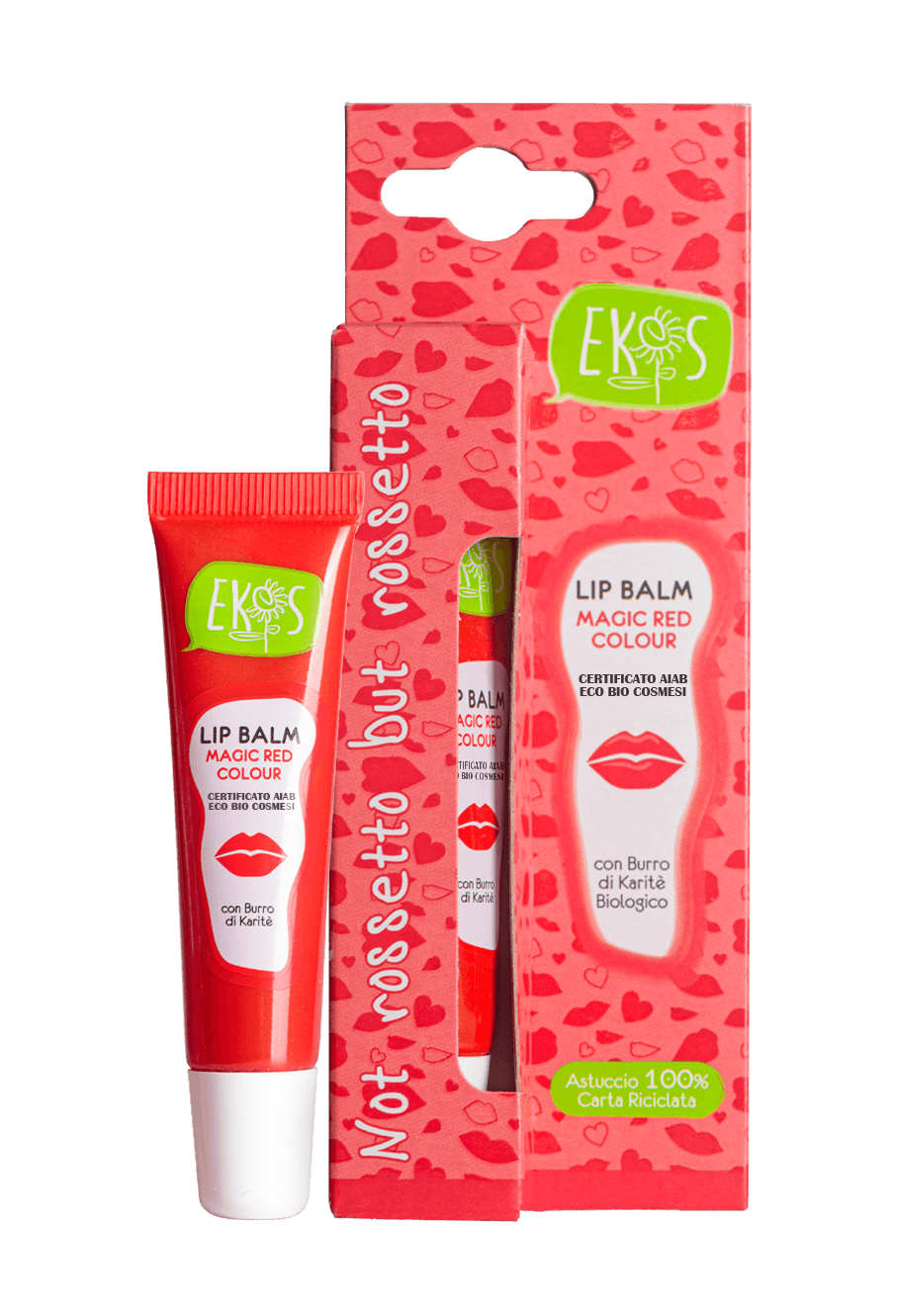 ekos lip balm magicred